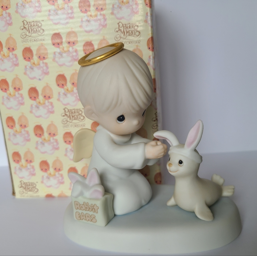 Precious Moments Easter Seal Limited Edition Porcelain Collectible Figurine